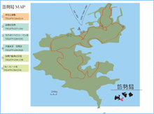 坊勢島のマップ